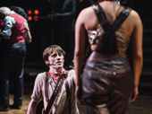 Reeve Carney and Eva Noblezada take the stage.
