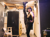 Eva Noblezada shows off her high kick.