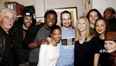 Hamilton - backstage - wide - 11/15 - James Brolin, Daveed Diggs, Okieriete Onaodowan, Renee Elise Goldsberry, Lin-Manuel Miranda, Barbra Streisand, Anthony Ramos, Jasmine Cephas Jones, Daniel J Watts and Phillipa Soo