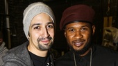 Hamilton - backstage - 10/15 - Lin-Manuel Miranda and Usher