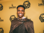 Mufasa is all smiles! The Lion King's L. Steven Taylor hits the red carpet.