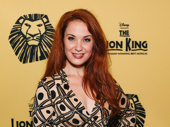 The Little Mermaid alum Sierra Boggess strikes a pose on Disney's big night.