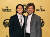 M. Butterfly star Jin Ha and scribe David Henry Hwang celebrate The Lion King's 20th anniversary.